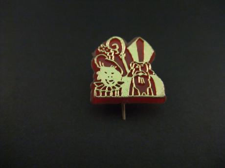Sint en Piet rood-goudkleurig